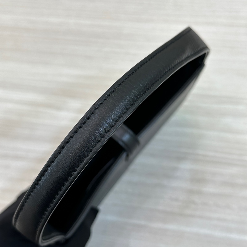 YSL Hobo mini 黑金滑面皮革 Rosé同款-15