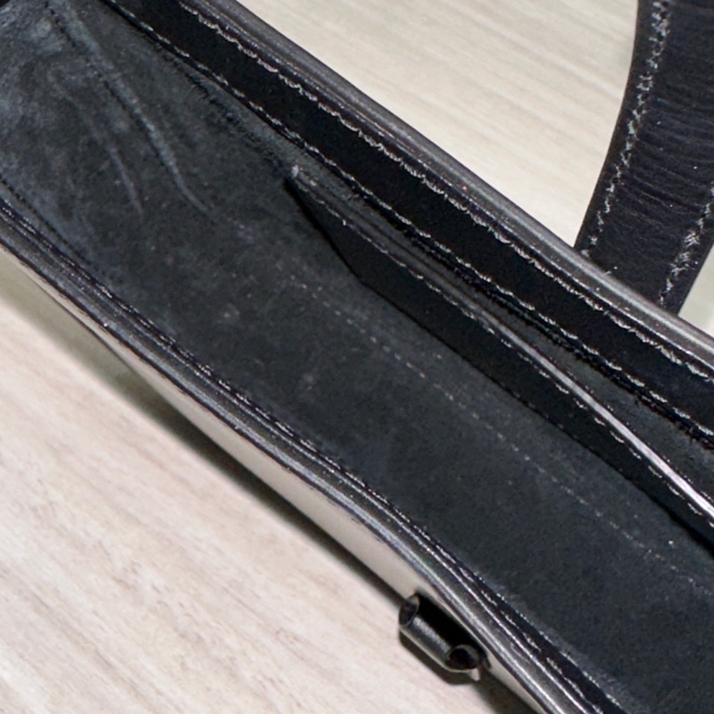 YSL Hobo mini 黑金滑面皮革 Rosé同款-18