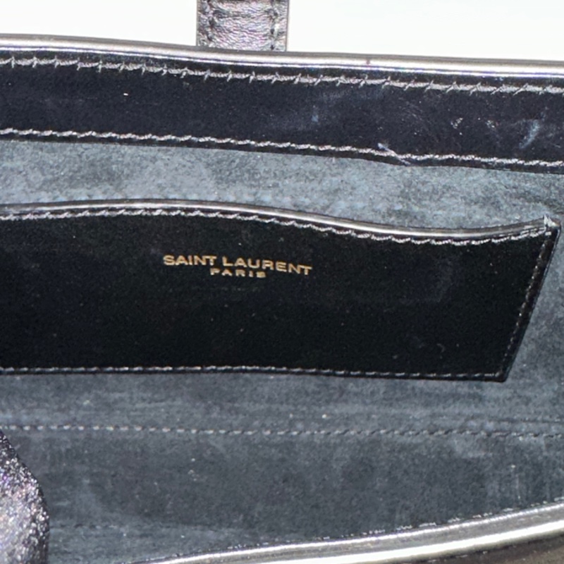 YSL Hobo mini 黑金滑面皮革 Rosé同款-19