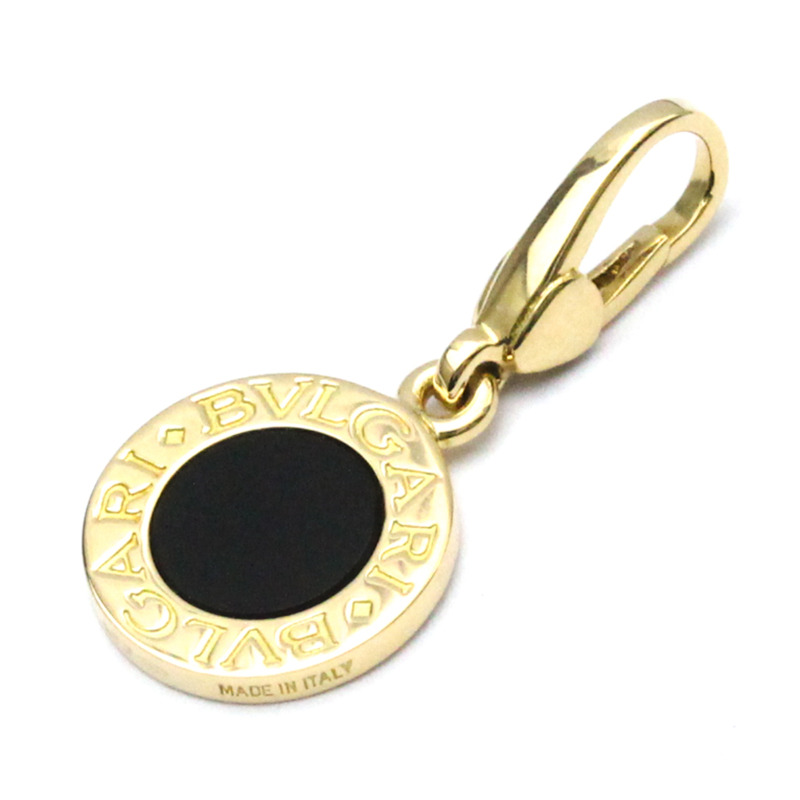 【日本直送】拋光 BVLGARI Bvlgari 寶格麗 18K 黃金瑪瑙吊墜上衣 BF561633-0
