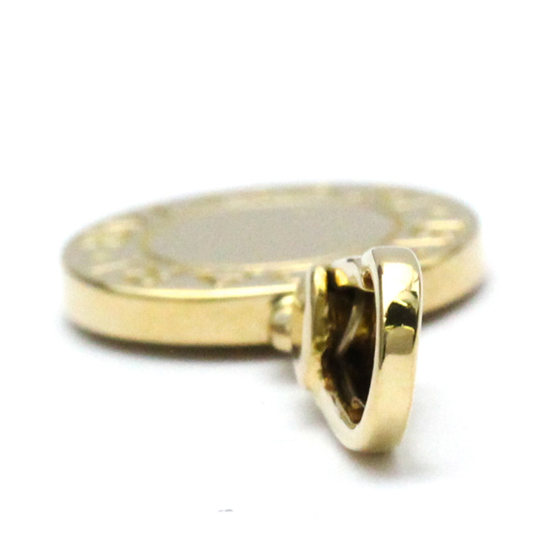 【日本直送】拋光 BVLGARI Bvlgari 寶格麗 18K 黃金瑪瑙吊墜上衣 BF561633-3