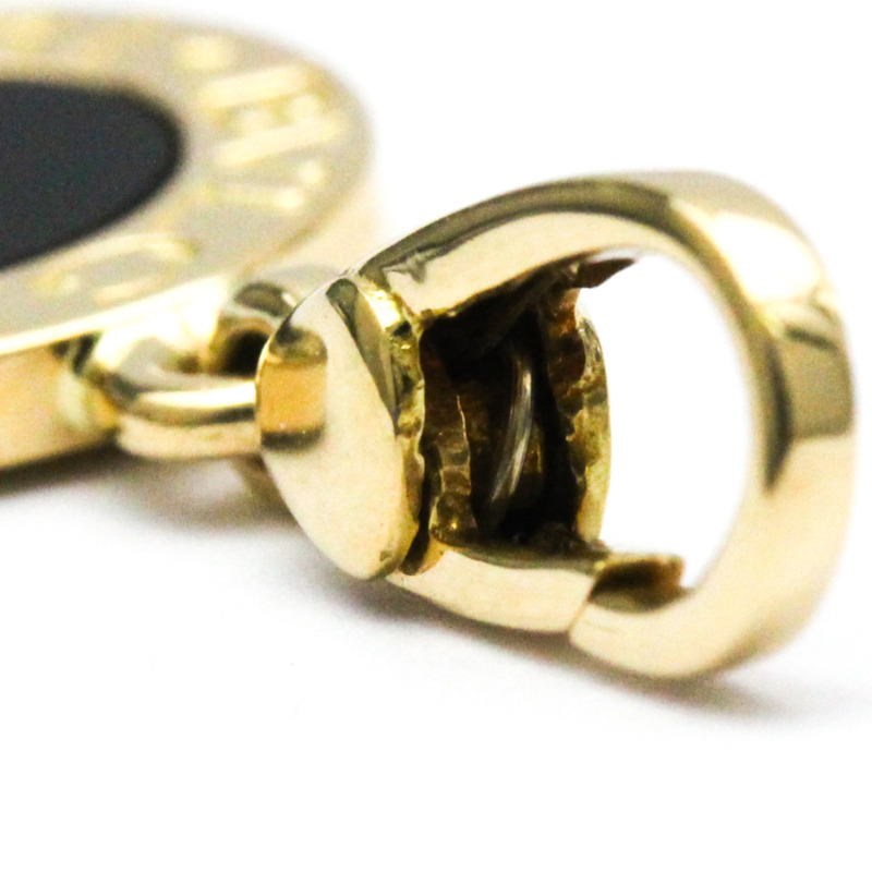 【日本直送】拋光 BVLGARI Bvlgari 寶格麗 18K 黃金瑪瑙吊墜上衣 BF561633-6