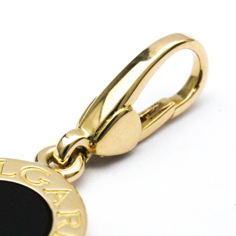 【日本直送】拋光 BVLGARI Bvlgari 寶格麗 18K 黃金瑪瑙吊墜上衣 BF561633-7