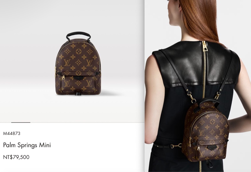 LV Palm Springs Mini 後背包 小紅書 歐美 ins傳搭-2