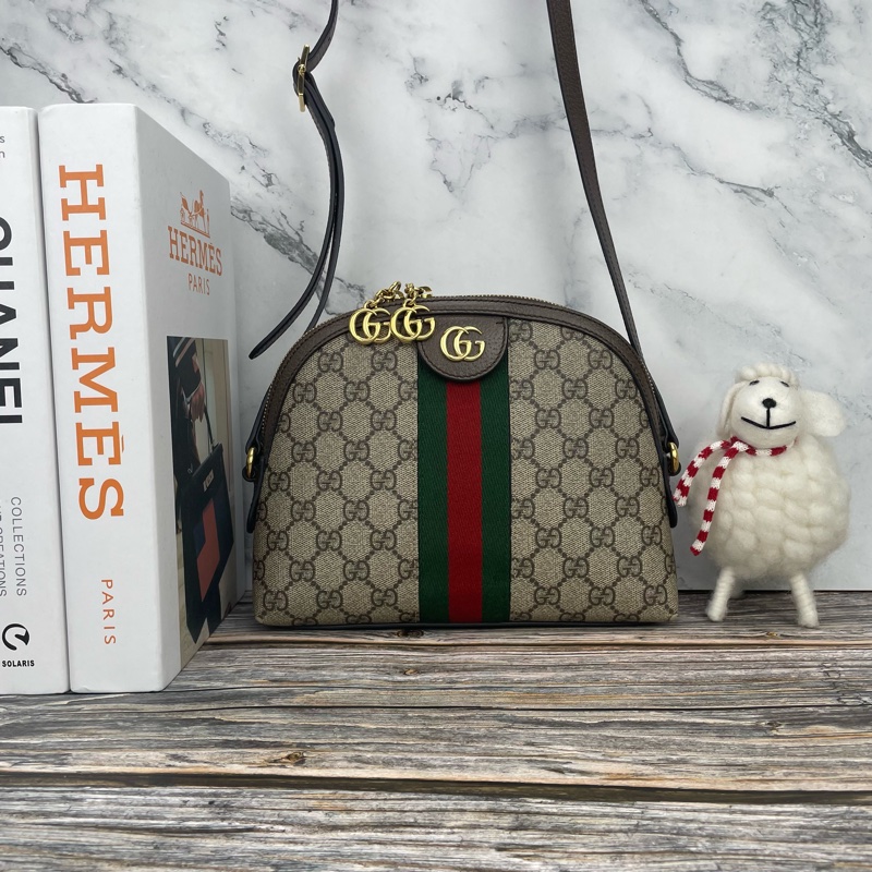 #GUCCI  GG Ophidia Supreme #貝殼包/ #斜背包/ #肩背包-0