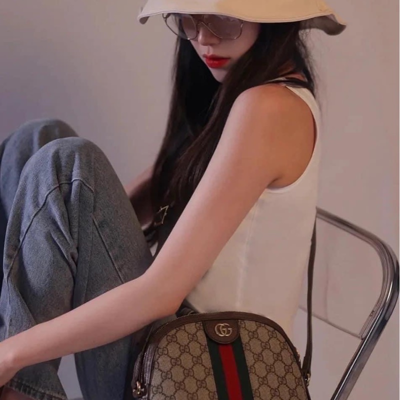 #GUCCI  GG Ophidia Supreme #貝殼包/ #斜背包/ #肩背包-3