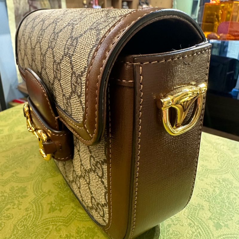 GUCCI馬銜扣1955迷你袋-6