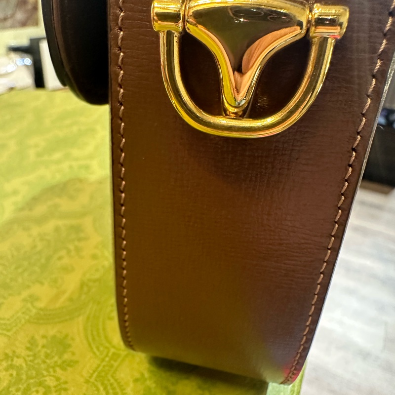 GUCCI馬銜扣1955迷你袋-11