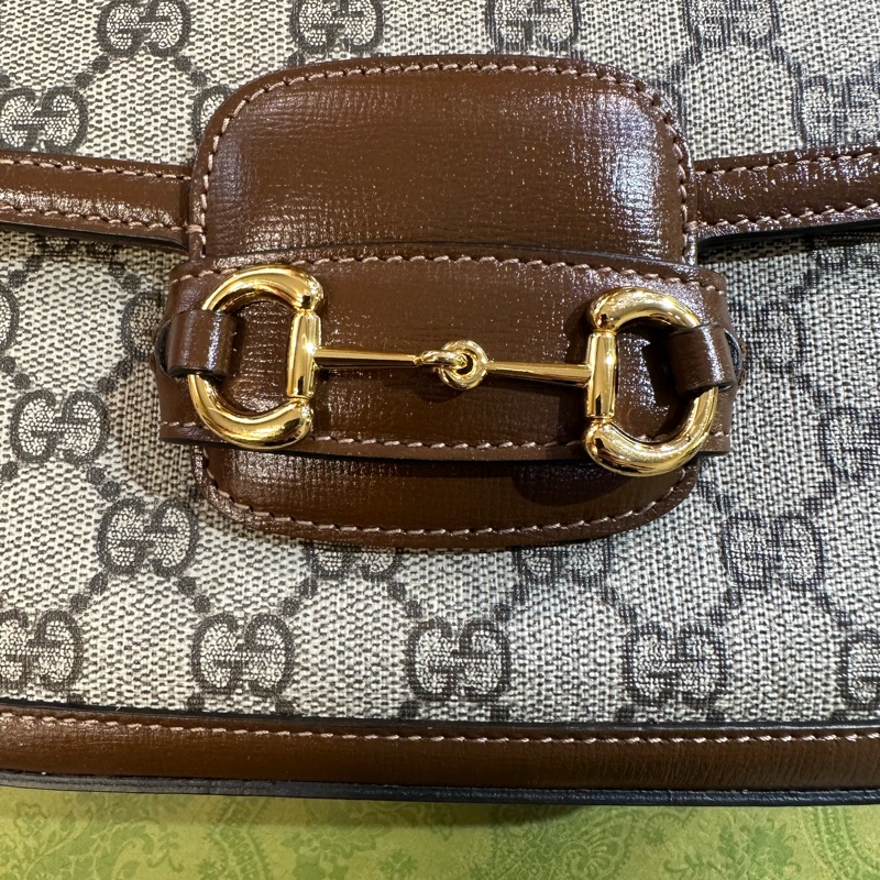 GUCCI馬銜扣1955迷你袋-13