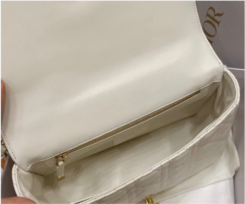 DIOR 迪奧 Caro 系列 牛皮 金扣中號 鏈條包 單肩包-5