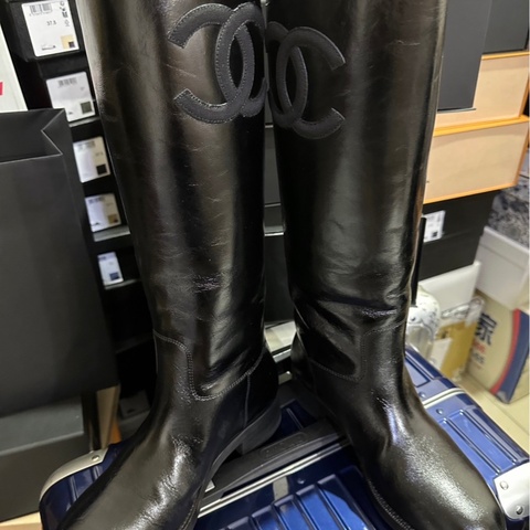 Chanel 黑色長靴
