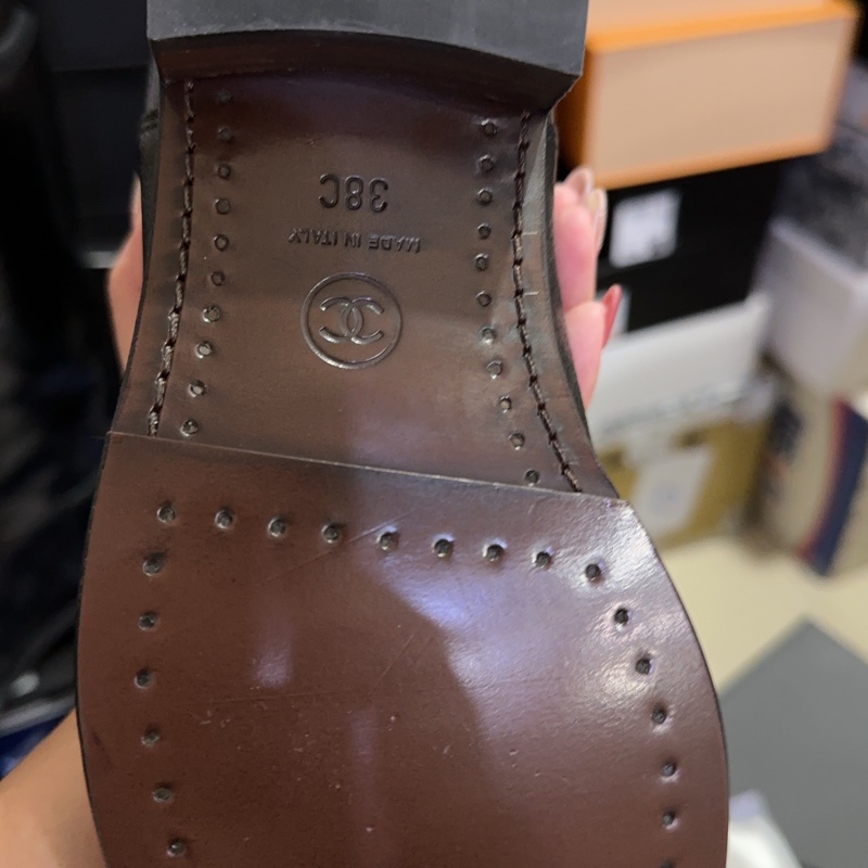 Chanel 黑色長靴-4