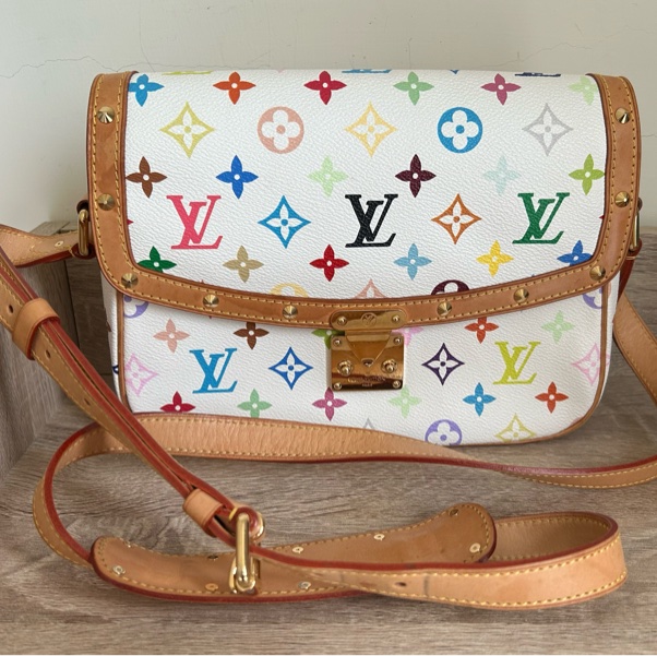LV白彩側背包/肩背包《一件不留，缺現金大出清》-5