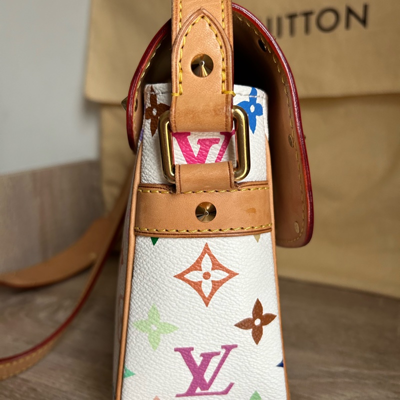 LV白彩側背包/肩背包《一件不留，缺現金大出清》-7