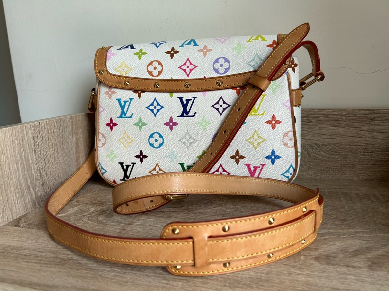 LV白彩側背包/肩背包《一件不留，缺現金大出清》-20