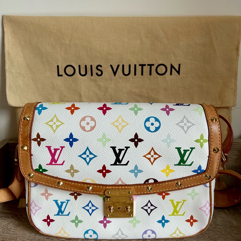 LV白彩側背包/肩背包《一件不留，缺現金大出清》-0