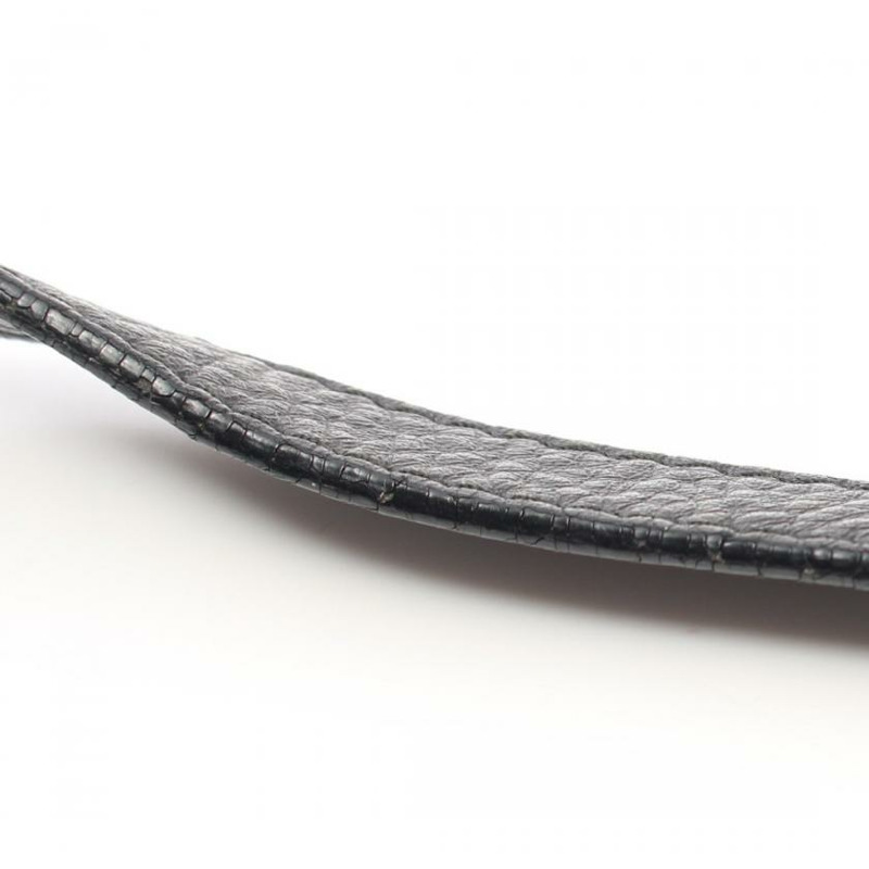 【日本直送】 中古GUCCI[B]Guccissima 真皮肩包 黑色-6