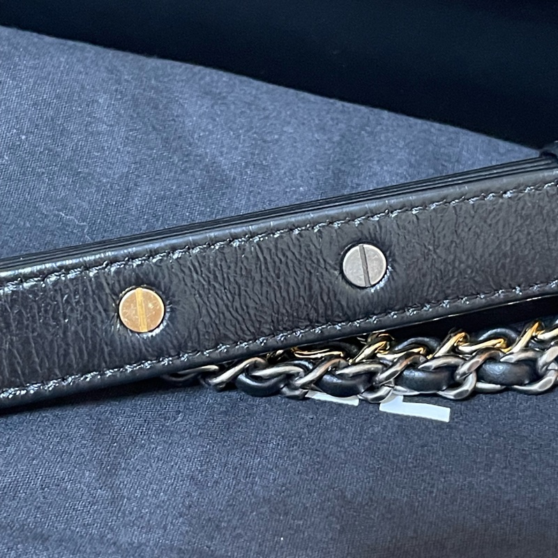 CHANEL 香奈兒 黑白熊貓色 流浪包-26