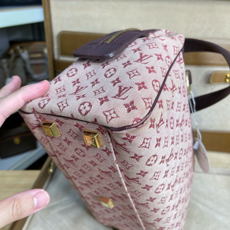 LOUIS VUITTON 老花丹寧粉色醫生包/手提包💗值得收藏-2