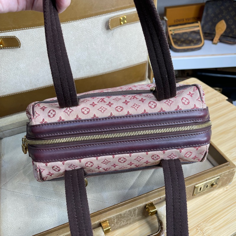 LOUIS VUITTON 老花丹寧粉色醫生包/手提包💗值得收藏-18