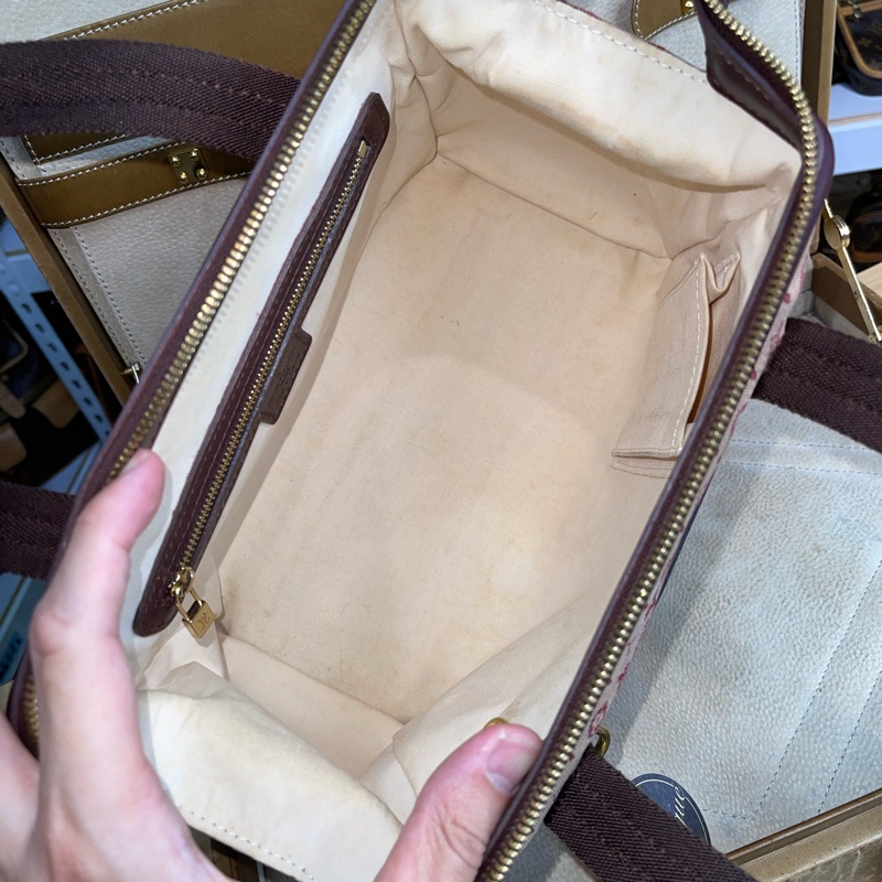 LOUIS VUITTON 老花丹寧粉色醫生包/手提包💗值得收藏-19