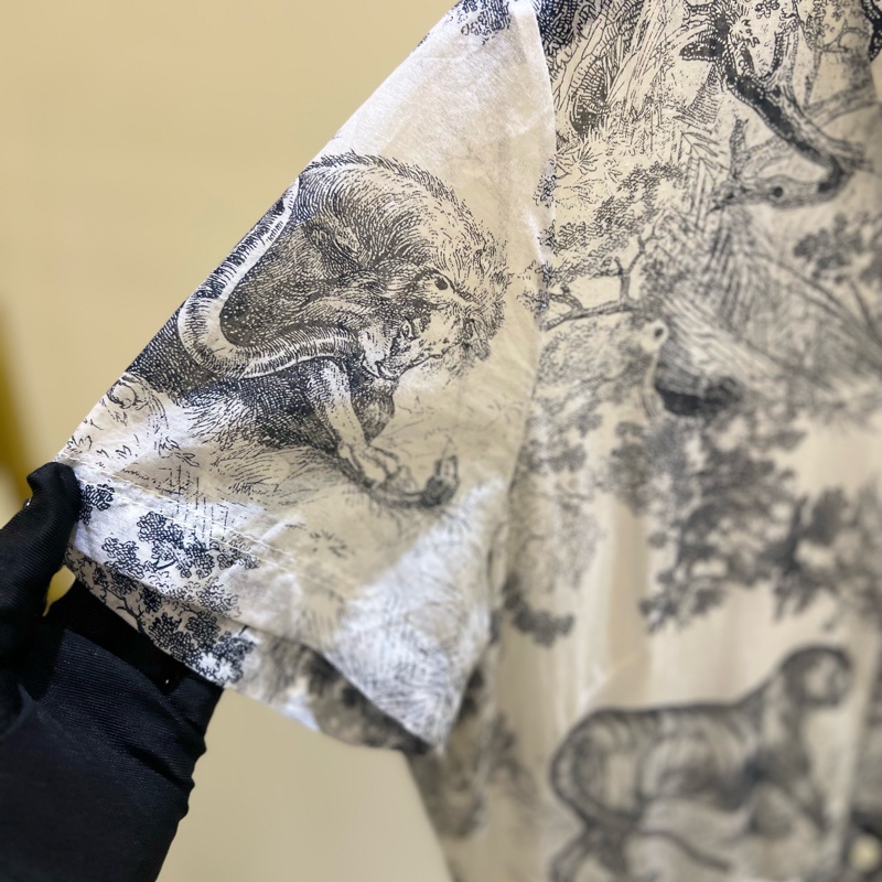 Dior動物圖騰兩件式洋裝-19