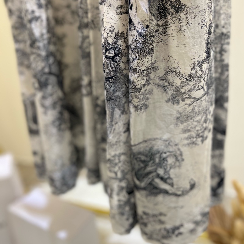 Dior動物圖騰兩件式洋裝-26