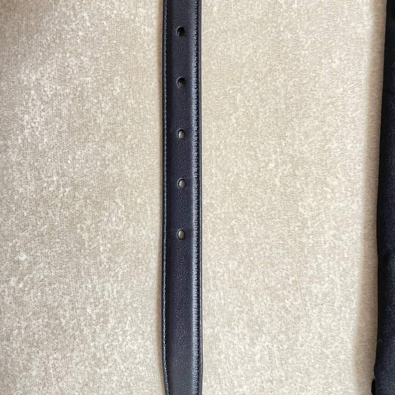 SAINT LAURENT皮革腰帶YSL皮帶 寬2公分 長75公分-6