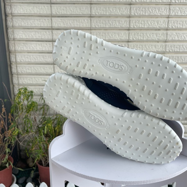 tod’s 皮革拼接襪套運動高筒休閒靴/鞋-8