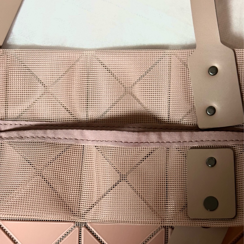 Bao Bao Issey Miyake🇯🇵粉紅色單彩透光托特包-5