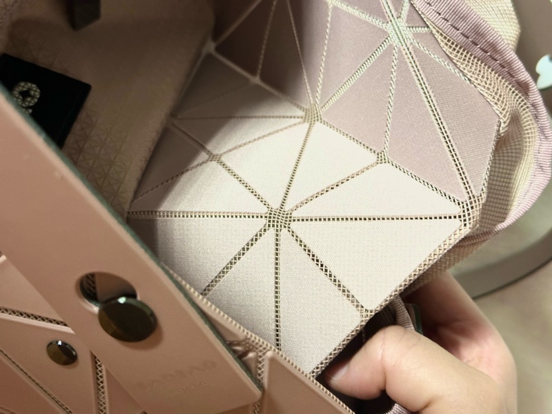 Bao Bao Issey Miyake🇯🇵粉紅色單彩透光托特包-6