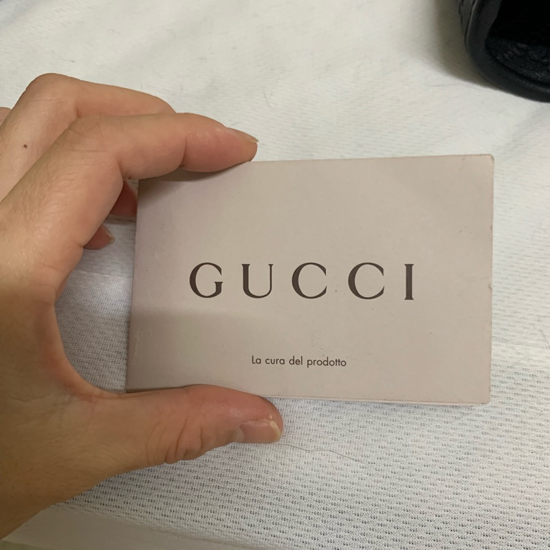 Gucci 皮革刻紋大 黑色托特包-9