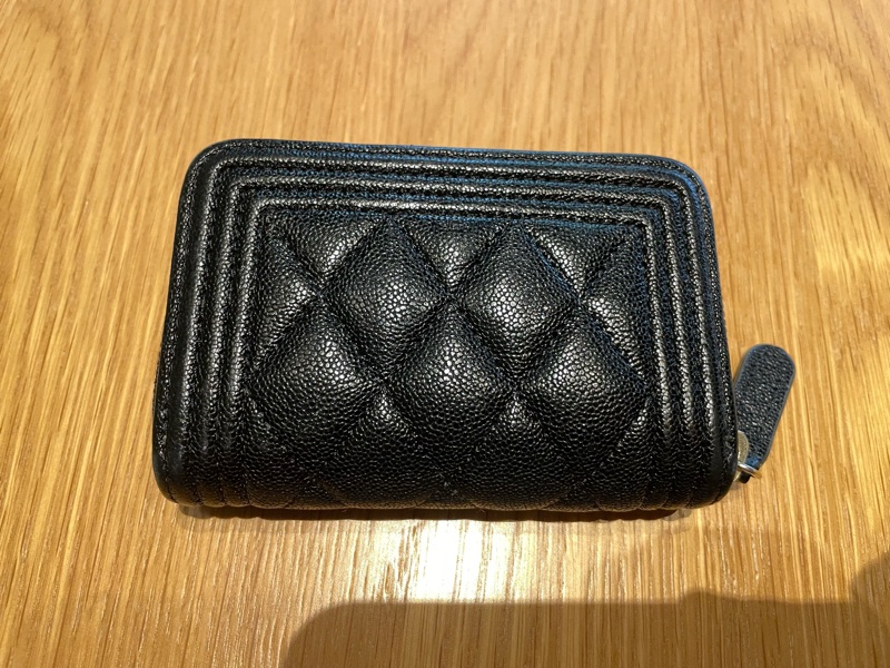 86新/有錢也難買「27開Chanel Boy 荔枝牛皮金釦」-4