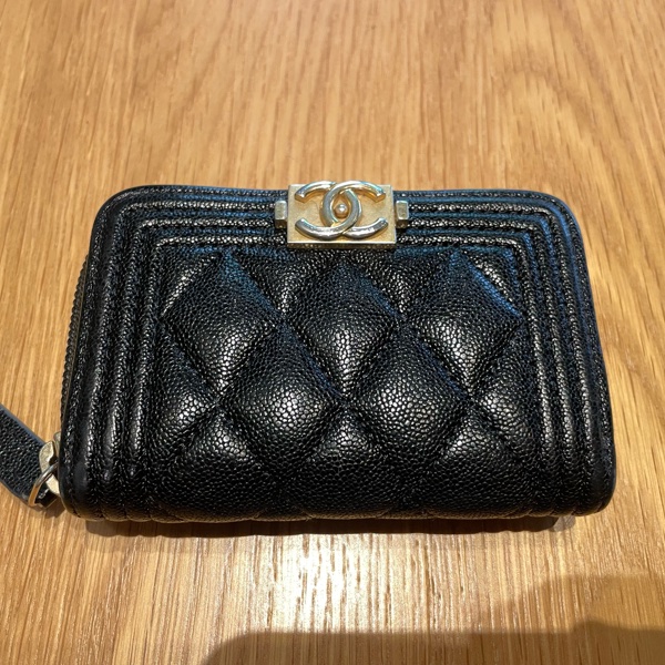 86新/有錢也難買「27開Chanel Boy 荔枝牛皮金釦」-5