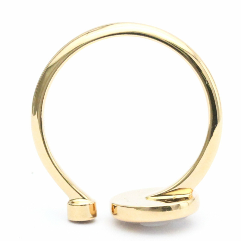 【日本直送】Louis Vuitton Berg Sun Blossom 迷你 Q9L68G 玫瑰金 (18K) 時尚鑽石貝殼戒指玫瑰金-8