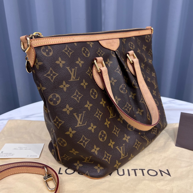 LV M40145 PALERMO PM 全新未使用 購證配件齊全 托特包 手提/斜肩背兩用包 保真 如假包退-8