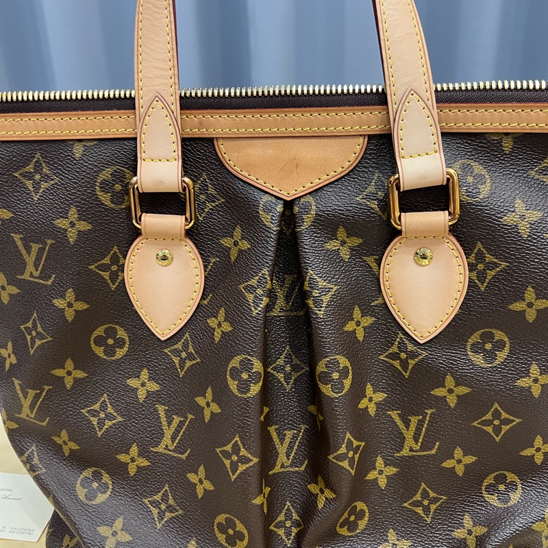 LV M40145 PALERMO PM 全新未使用 購證配件齊全 托特包 手提/斜肩背兩用包 保真 如假包退-21