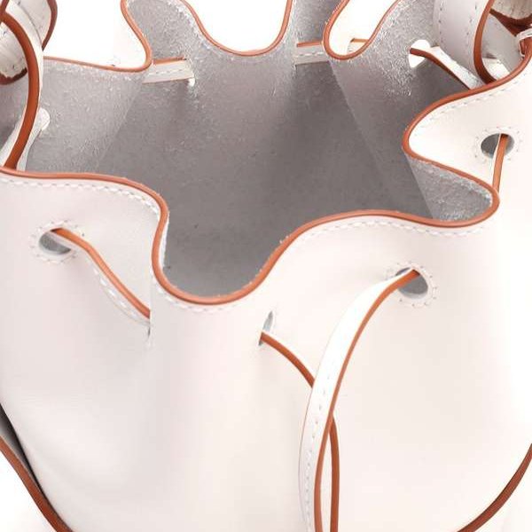 Loewe Mini 迷你納帕 Nappa 小牛皮氣球包 白色-8