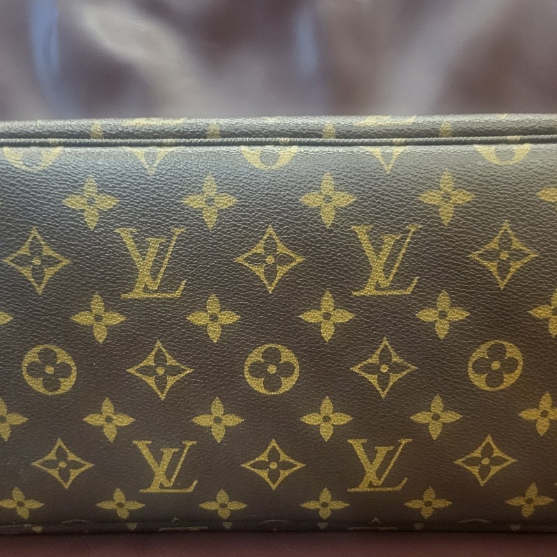 LV never full 中號購物包  經典不敗老花款 可當媽媽包-1