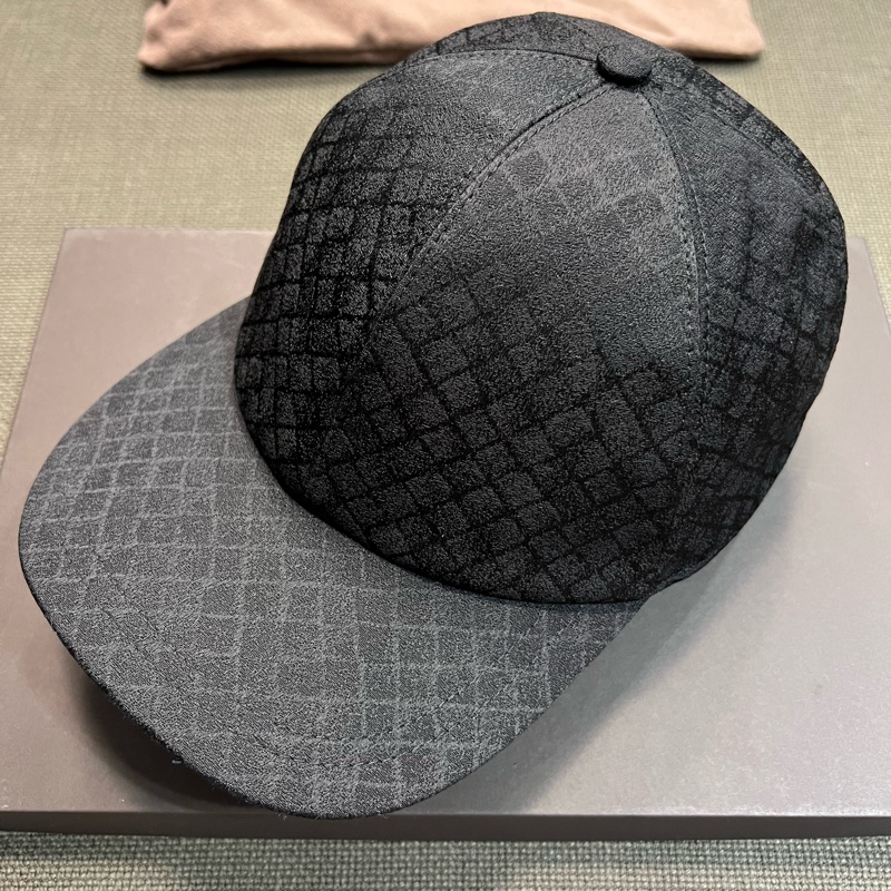 bottega veneta 菱格紋 布料 男帽-4