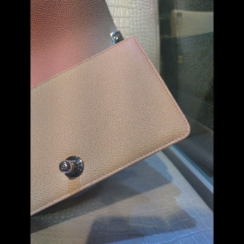 Chanel 限量版粉彩荔枝皮Boy包 （20cm）-18