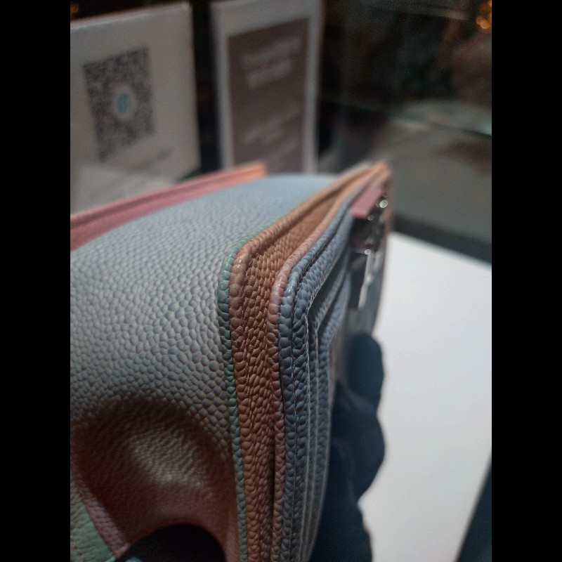 Chanel 限量版粉彩荔枝皮Boy包 （20cm）-15