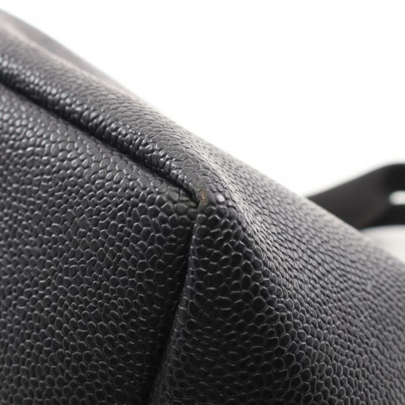 【日本直送】 中古Herve Chapelier[B]舟型托特包 L 手提包 托特包 塗層帆布 黑色-4