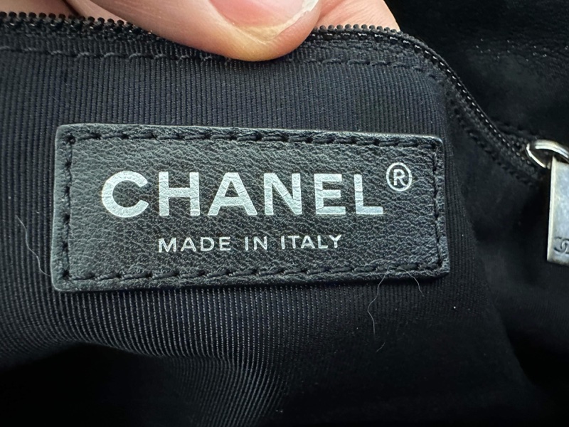 Chanel Coco Pleats Flap 季節款CF 珠光深灰綠牛皮-14