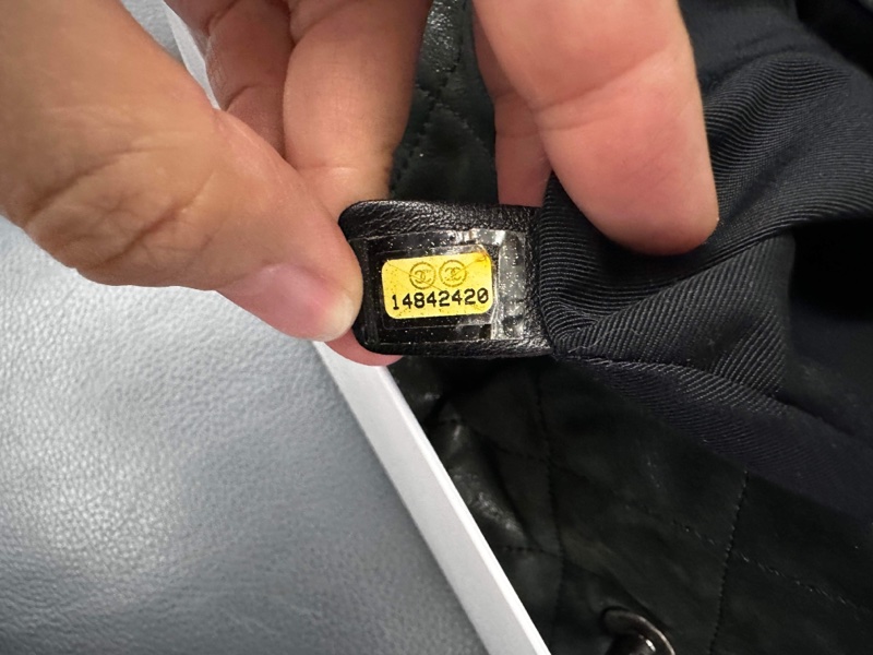 Chanel Coco Pleats Flap 季節款CF 珠光深灰綠牛皮-22