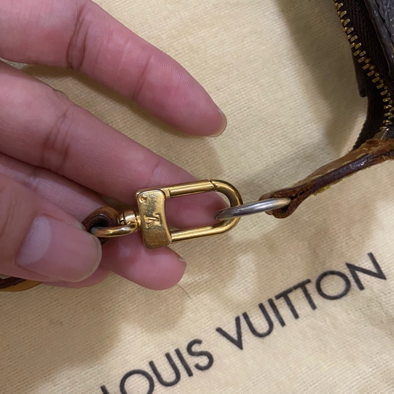 Louis Vuitton LV vintage 中古經典老花麻將包-3