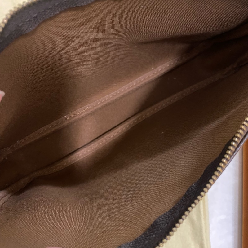 Louis Vuitton LV vintage 中古經典老花麻將包-7