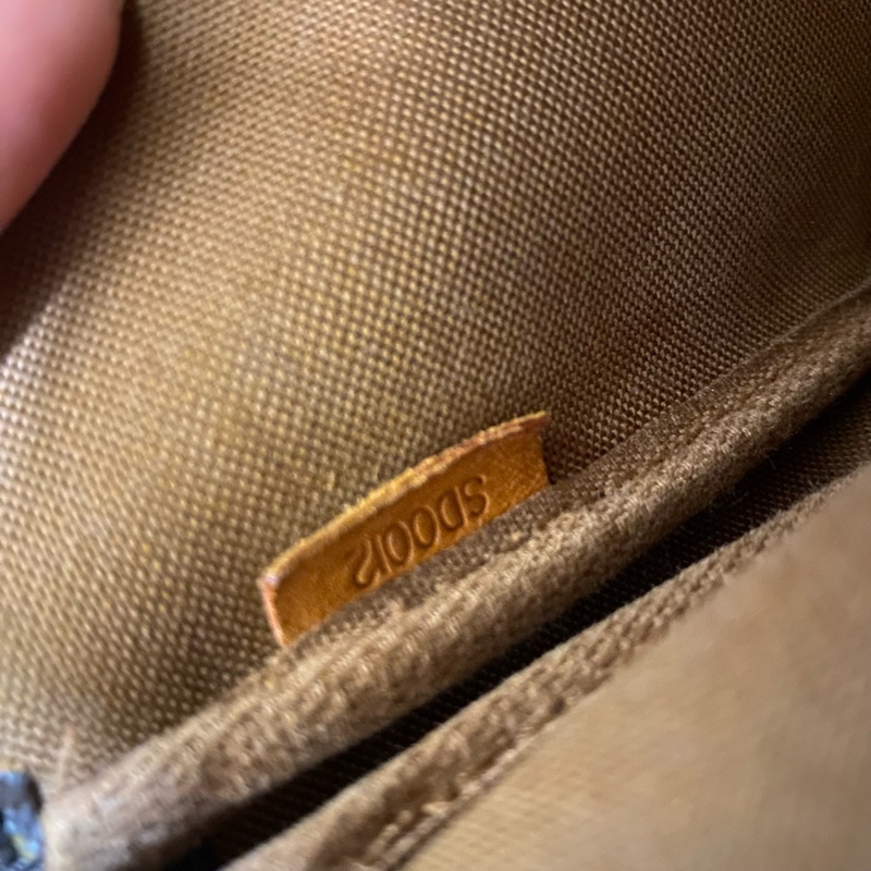 Louis Vuitton LV vintage 中古經典老花麻將包-8