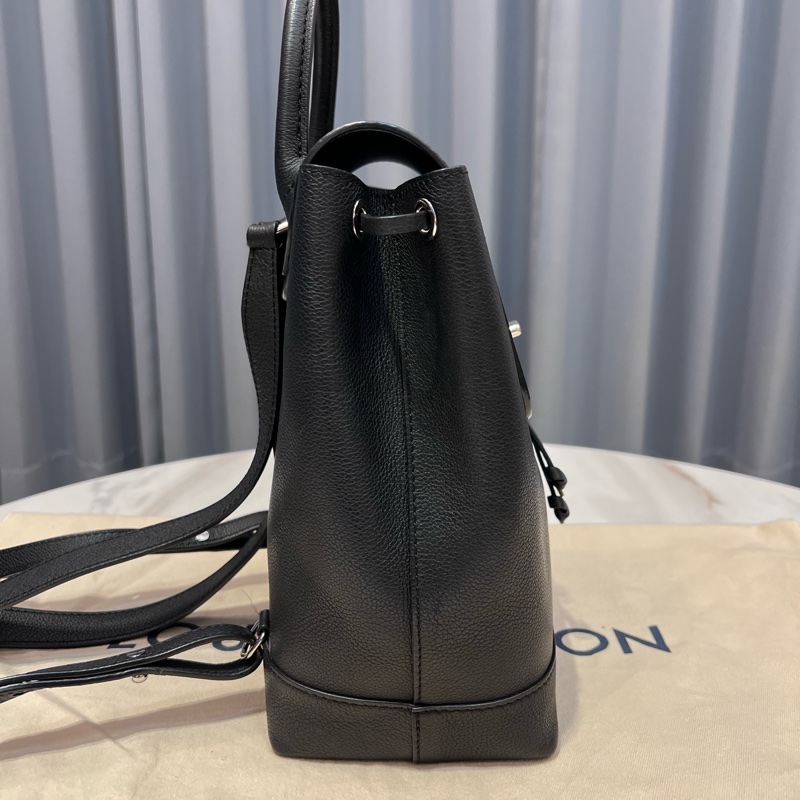 M41815 Lockme Backpack Louis Vuitton Black Leather Backpack Lockme