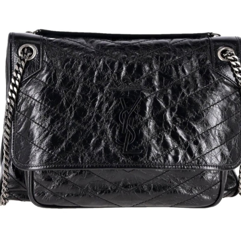 YSL NIKI large(D扣款大號黑色銀鍊款)-0